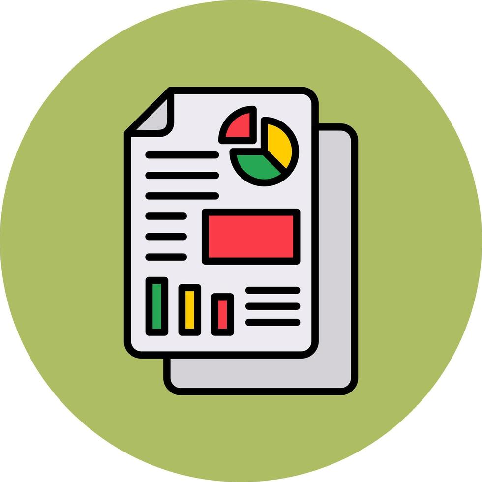 Seo Report Vector Icon