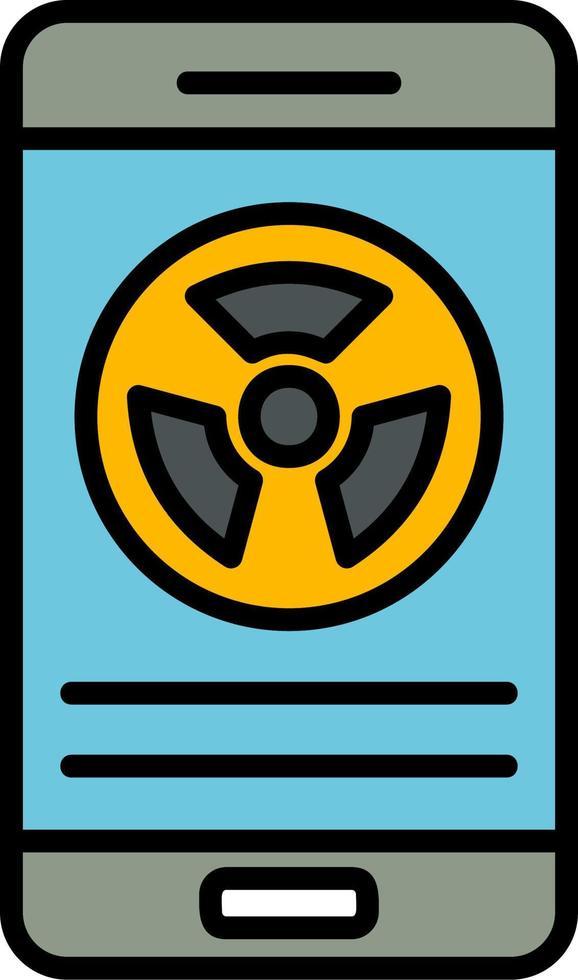 Rdiation Vector Icon