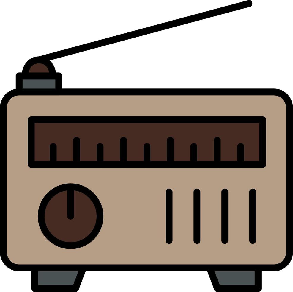 icono de vector de radio