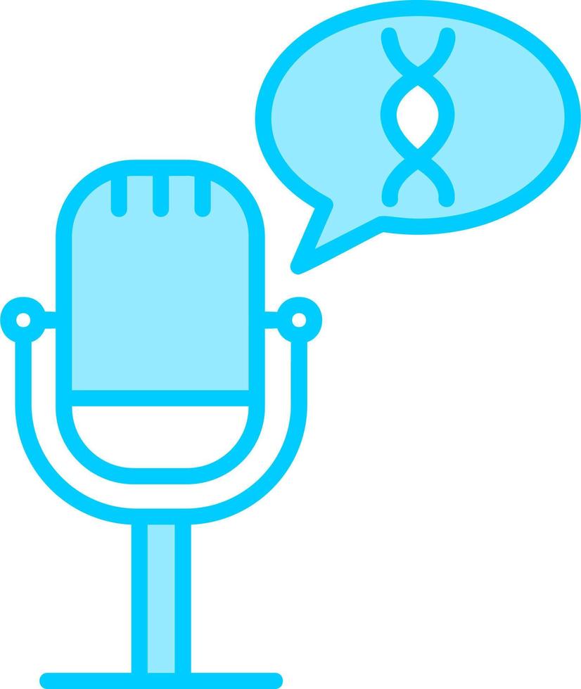 Science Podcast Vector Icon