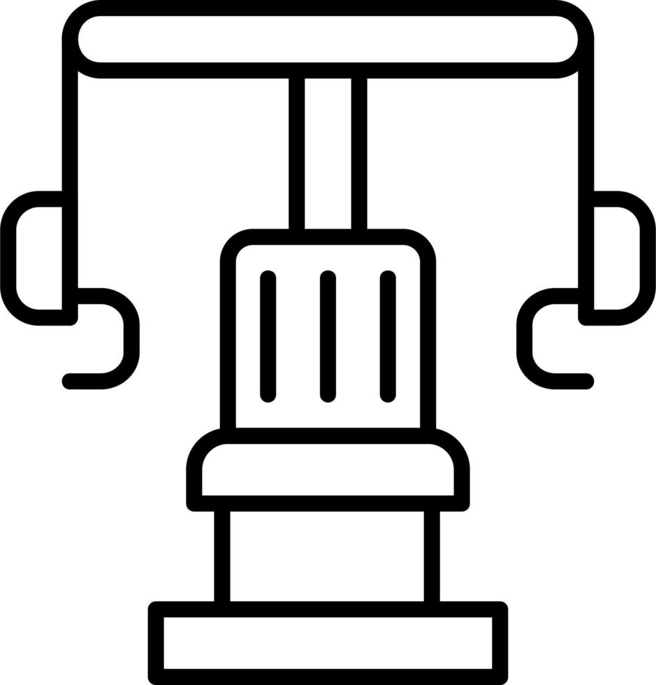 Bench press Vector Icon