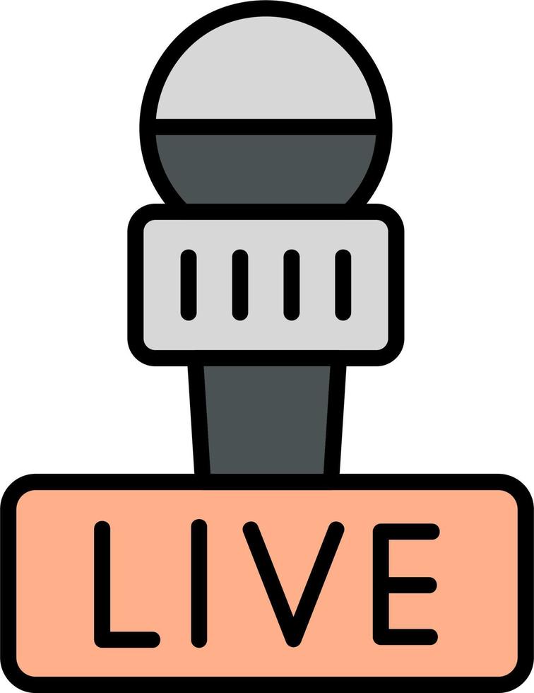 Live Vector Icon