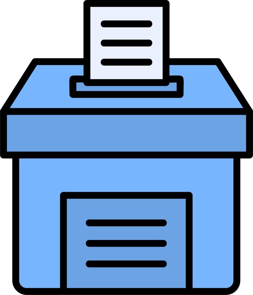 Voting Box Vector Icon