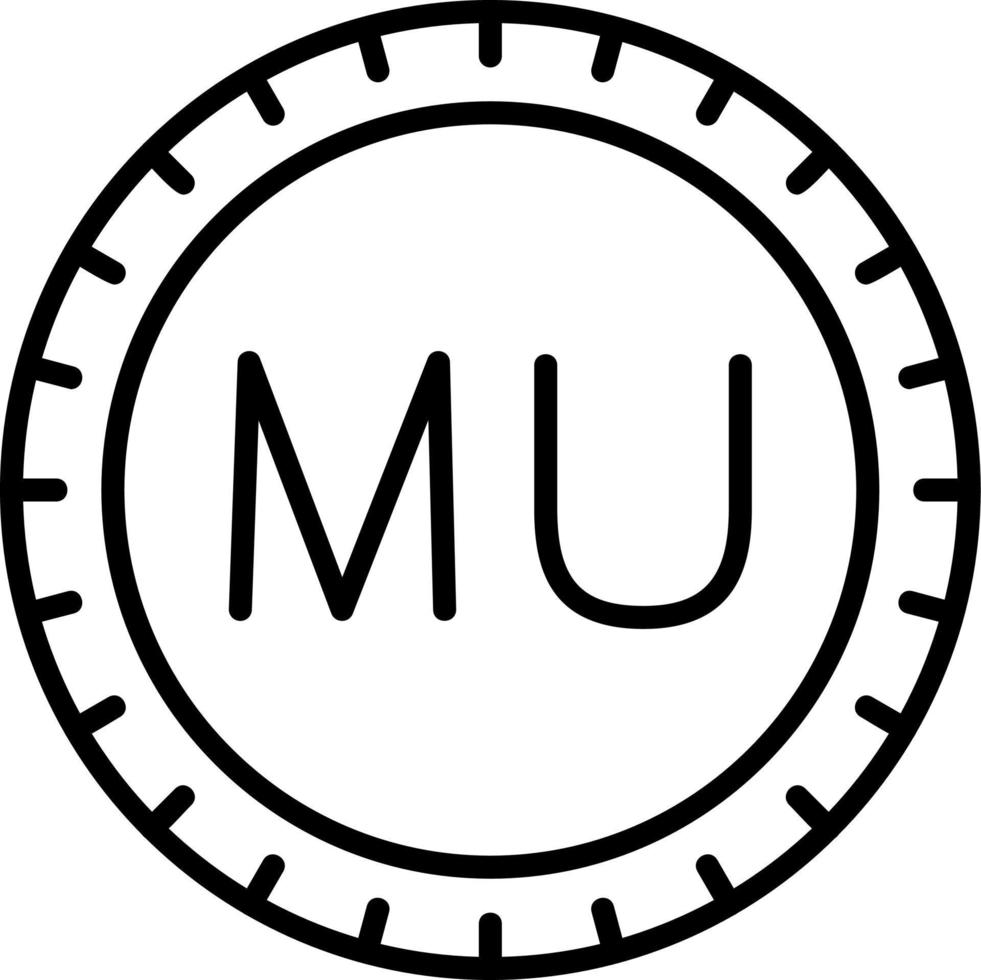 Mauritius Dial code Vector Icon