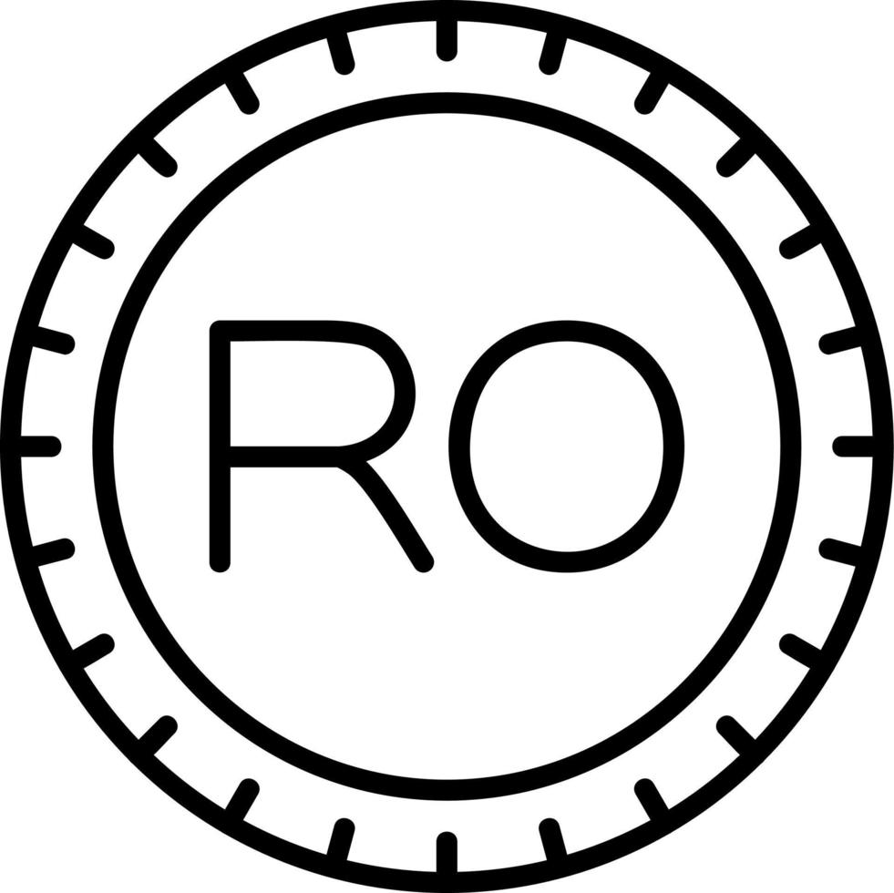 Rumania marcar código vector icono