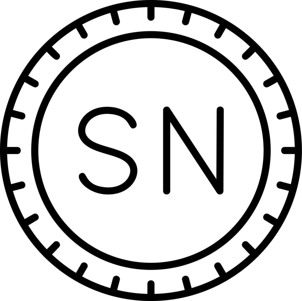 Senegal Dial code Vector Icon