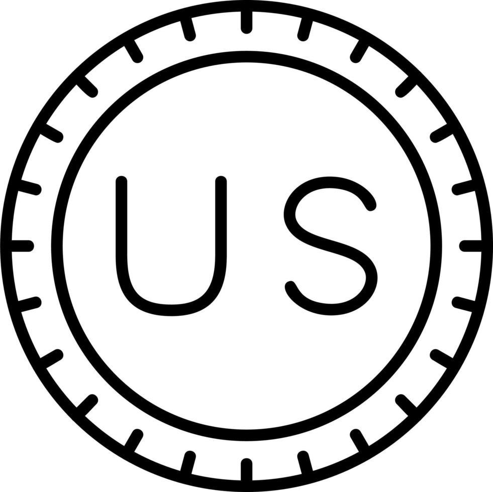 United States Dial code Vector Icon