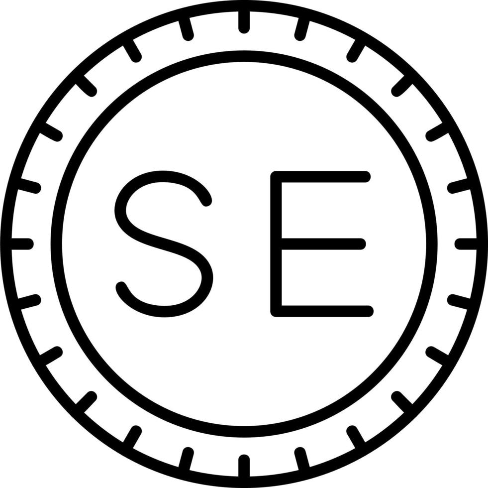 Suecia marcar código vector icono