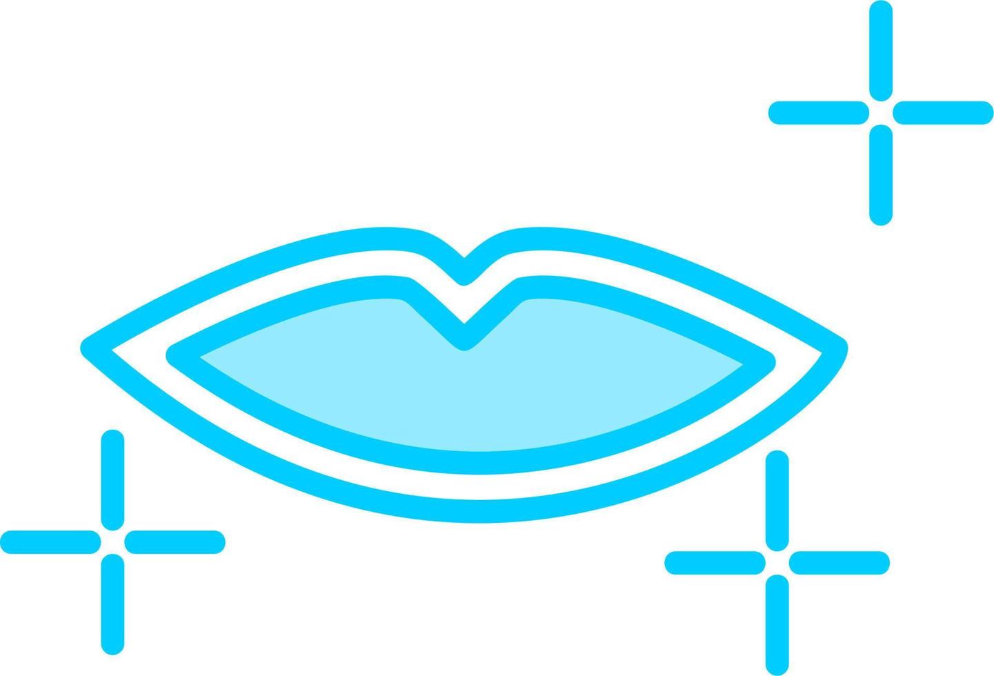 icono de vector de labios