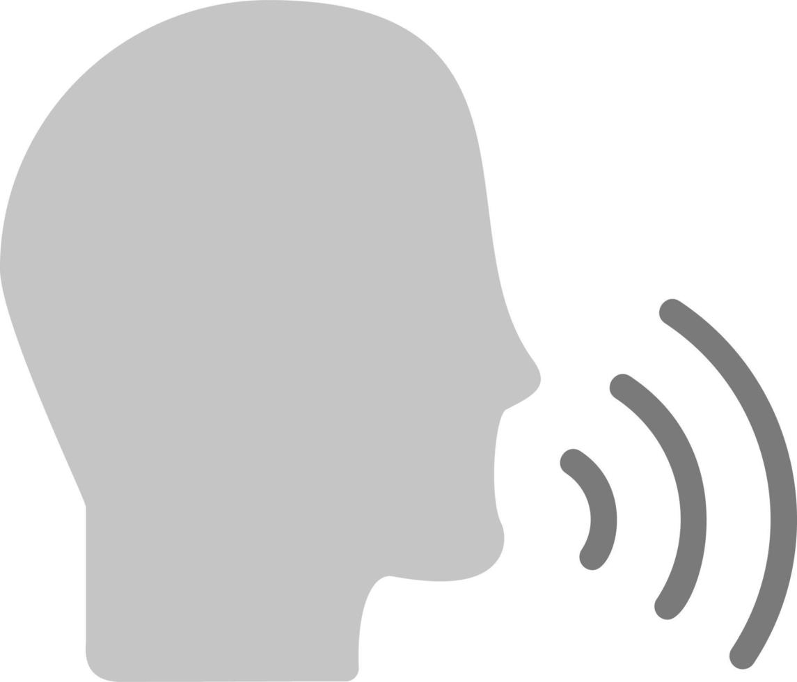 Talking Vector Icon