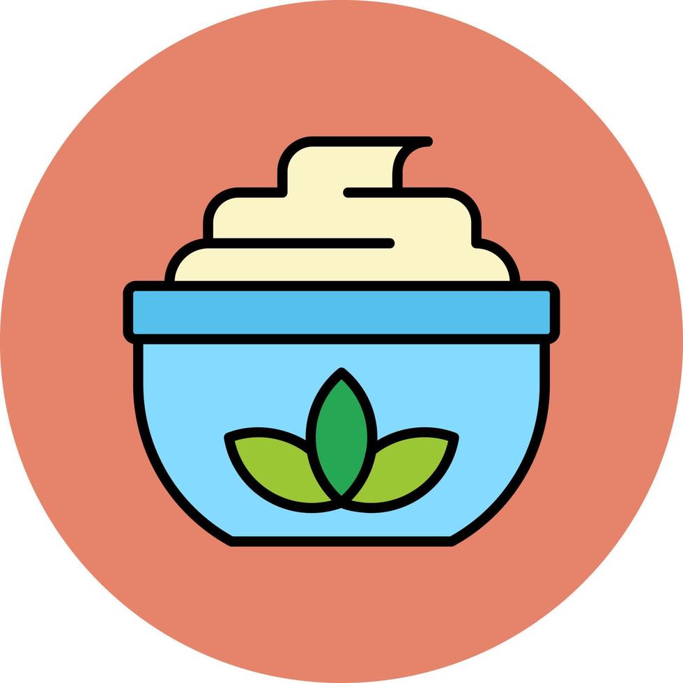 Cream Vector Icon