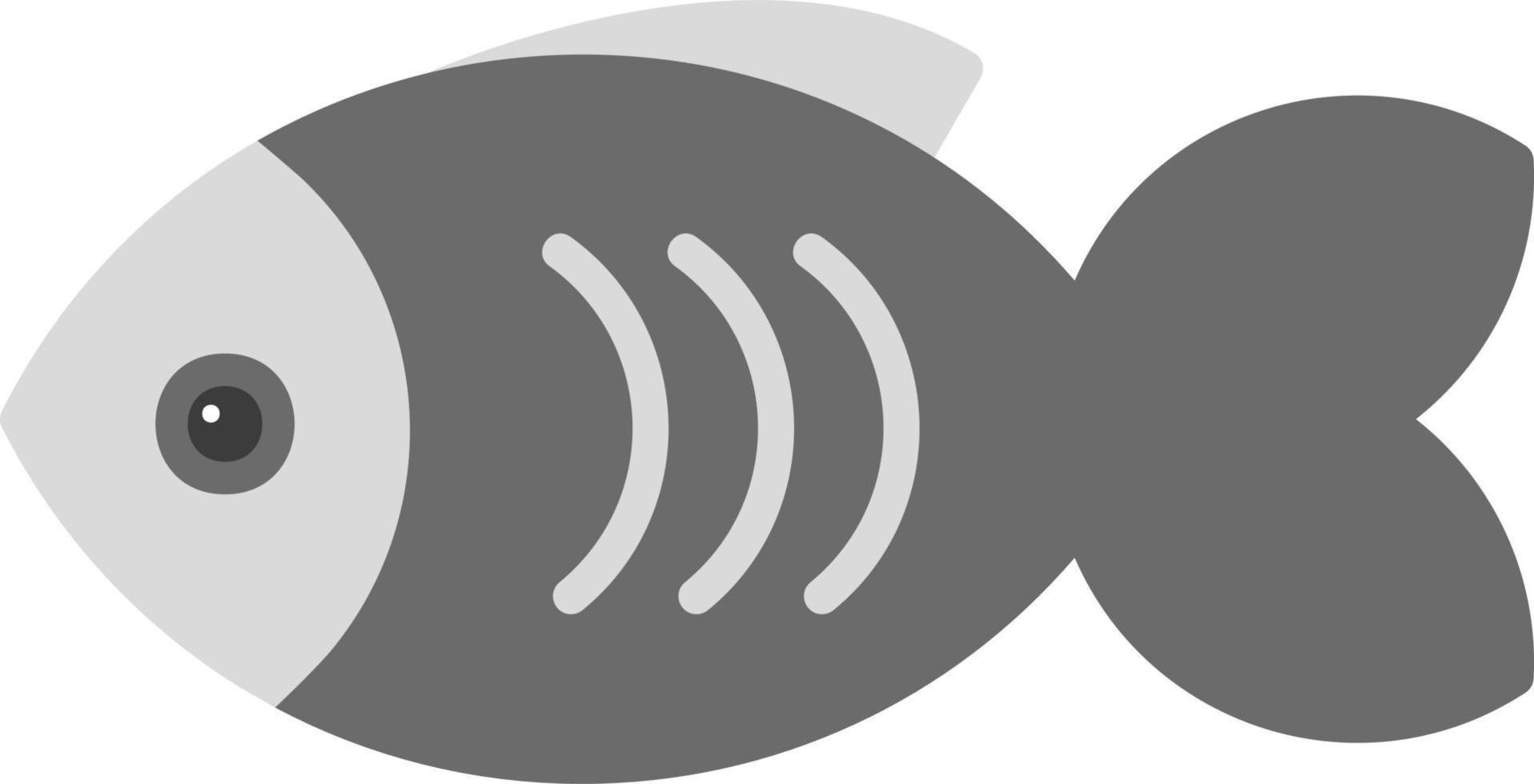 icono de vector de pescado