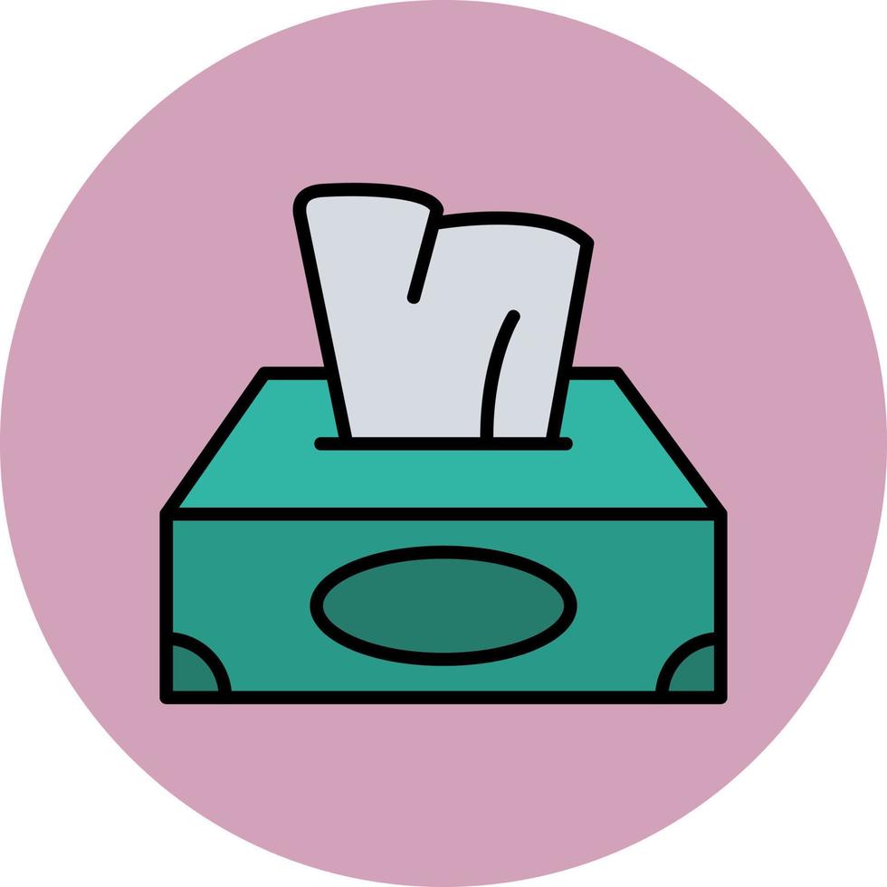 Tissue Box Vector Icon