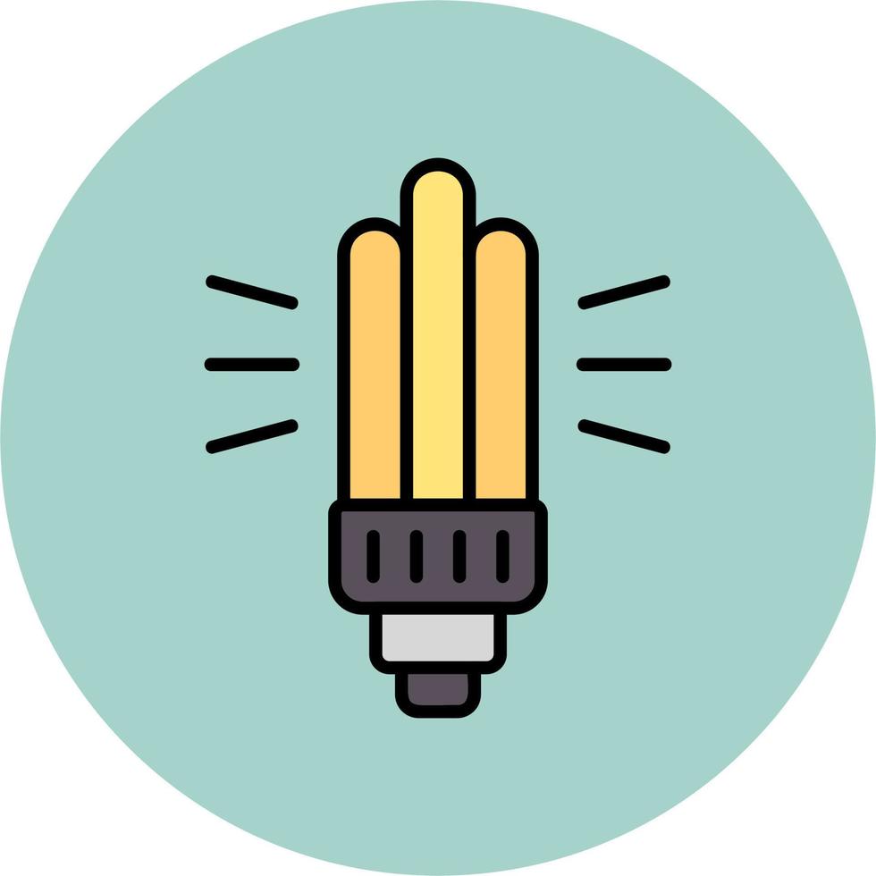 Fluorescent Light Vector Icon
