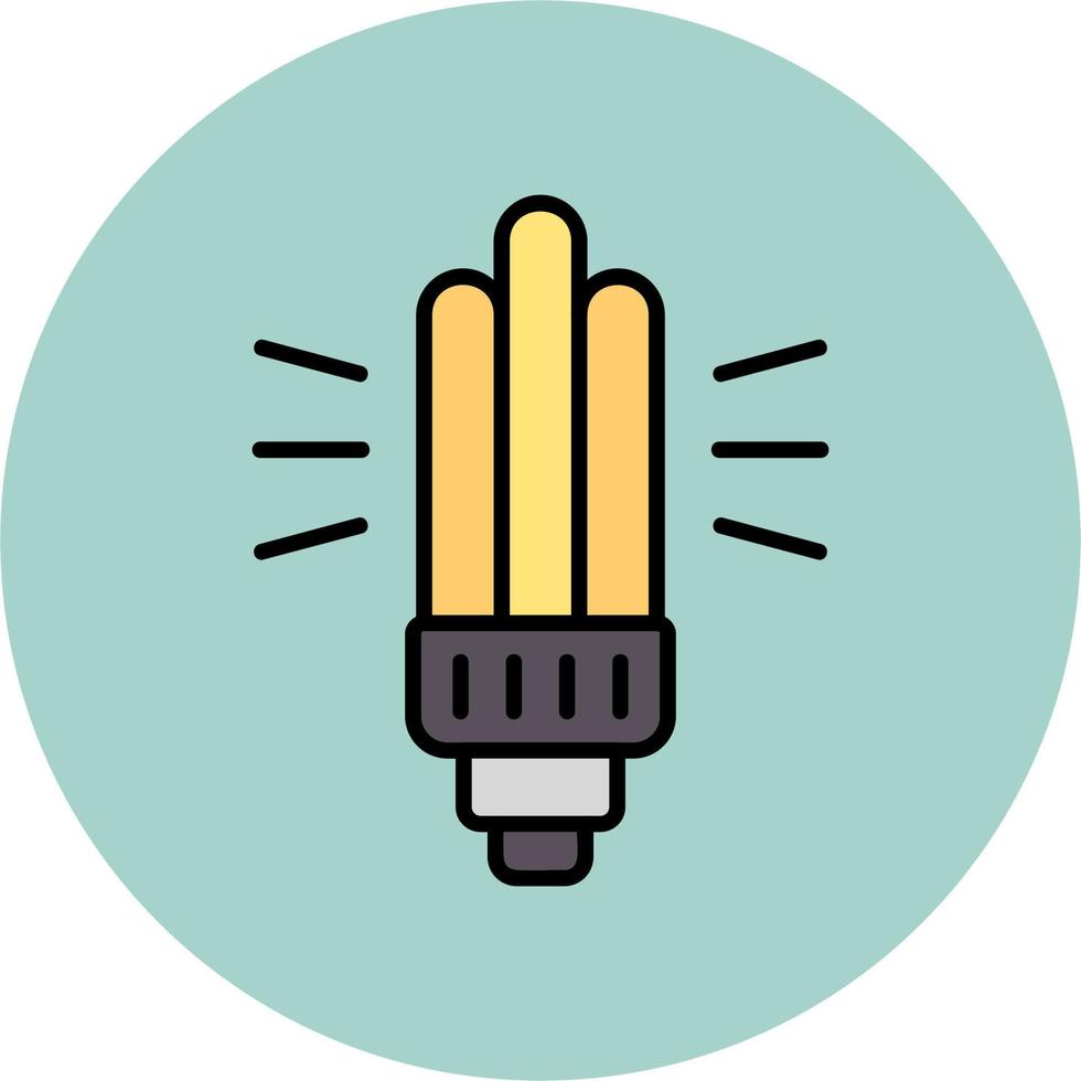 Fluorescent Light Vector Icon