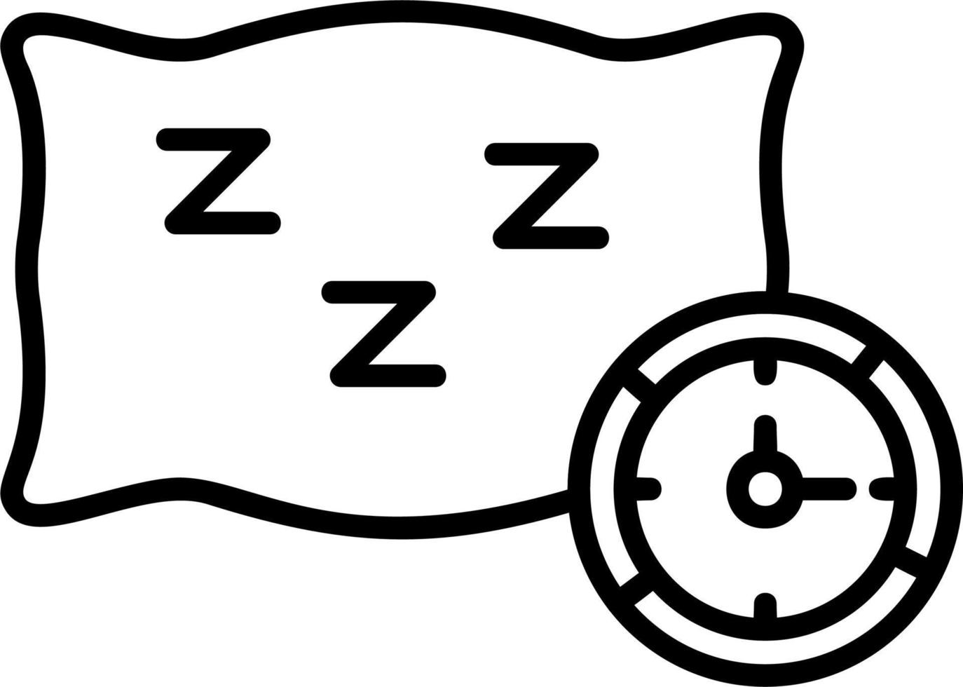 icono de vector de dormir