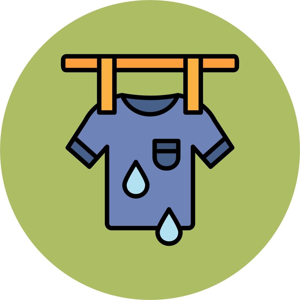 Drying Vector Icon