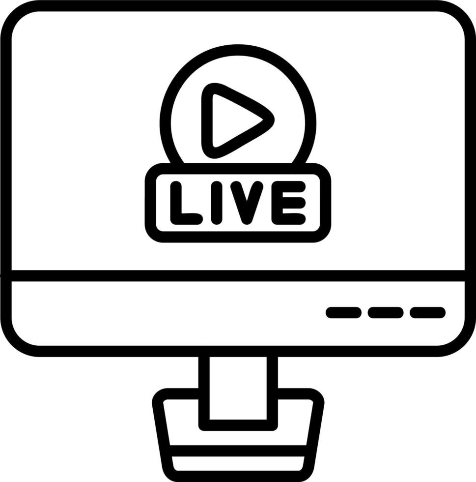 Live Vector Icon