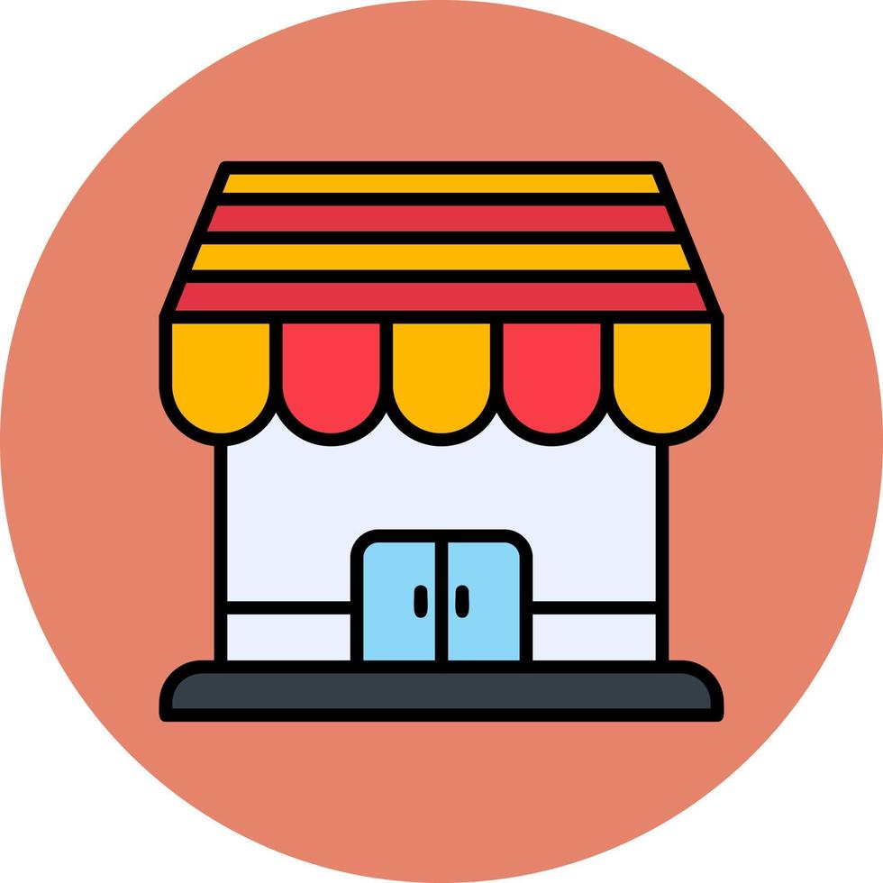 icono de vector de tienda