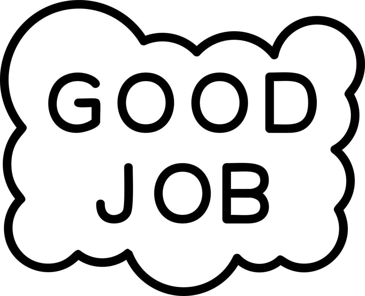 Good Job Vector Icon
