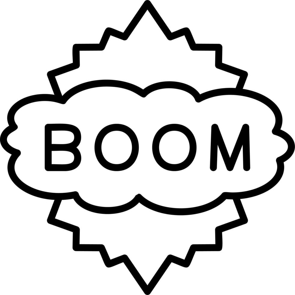 Boom Vector Icon