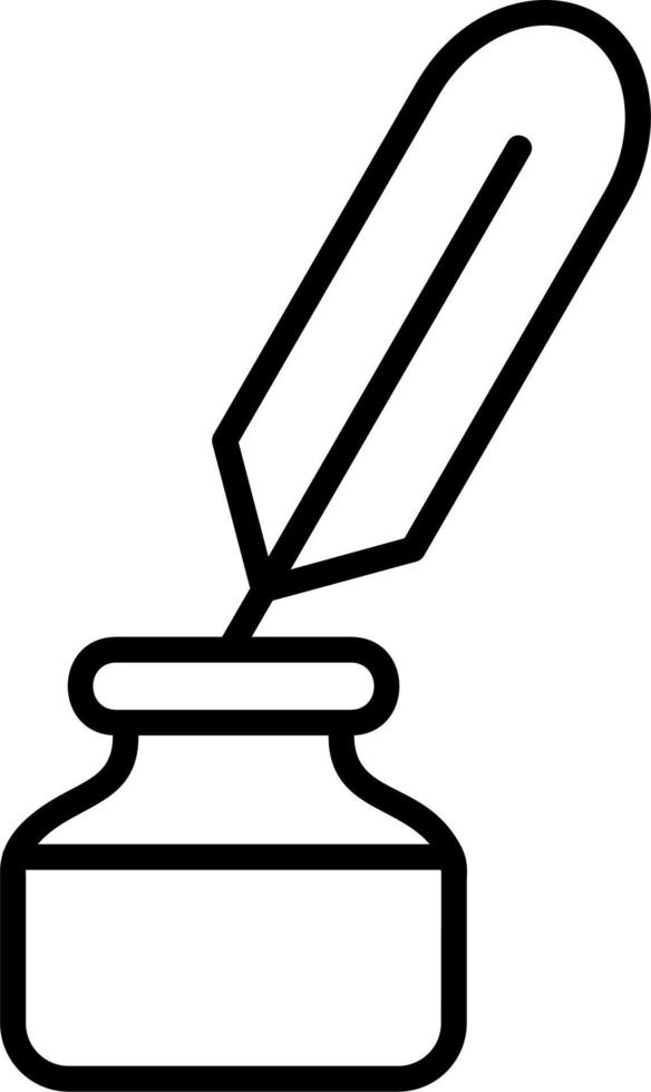 Inkwell Vector Icon