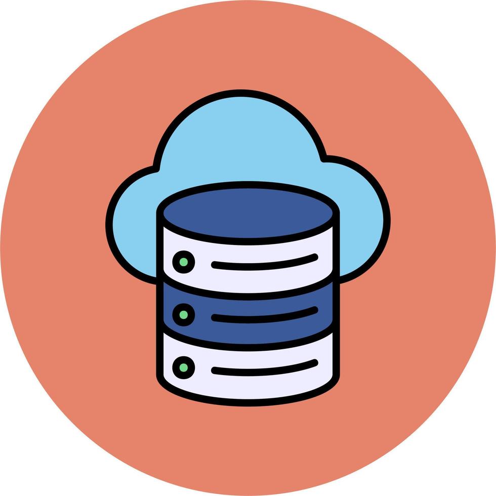 Cloud Network Vector Icon