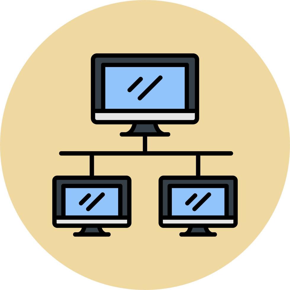 Computer Networks Vector Icon