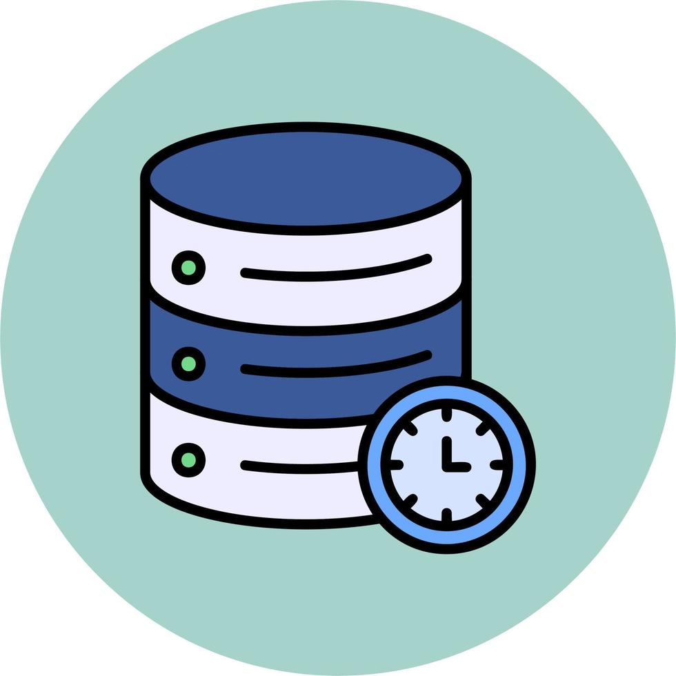 Server Traffic Vector Icon