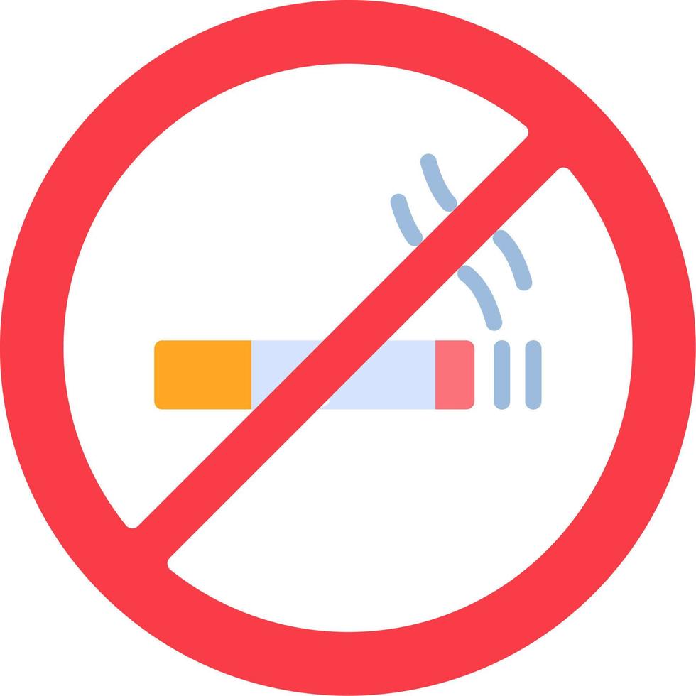 No Smoking Vector Icon