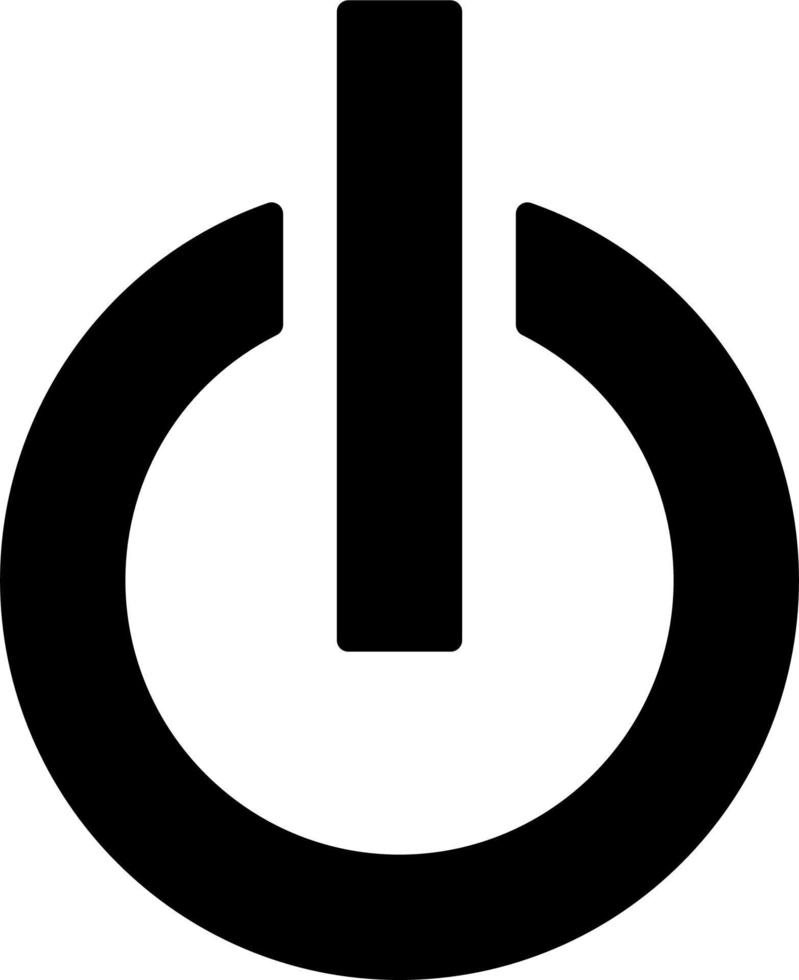 Power Button Vector Icon