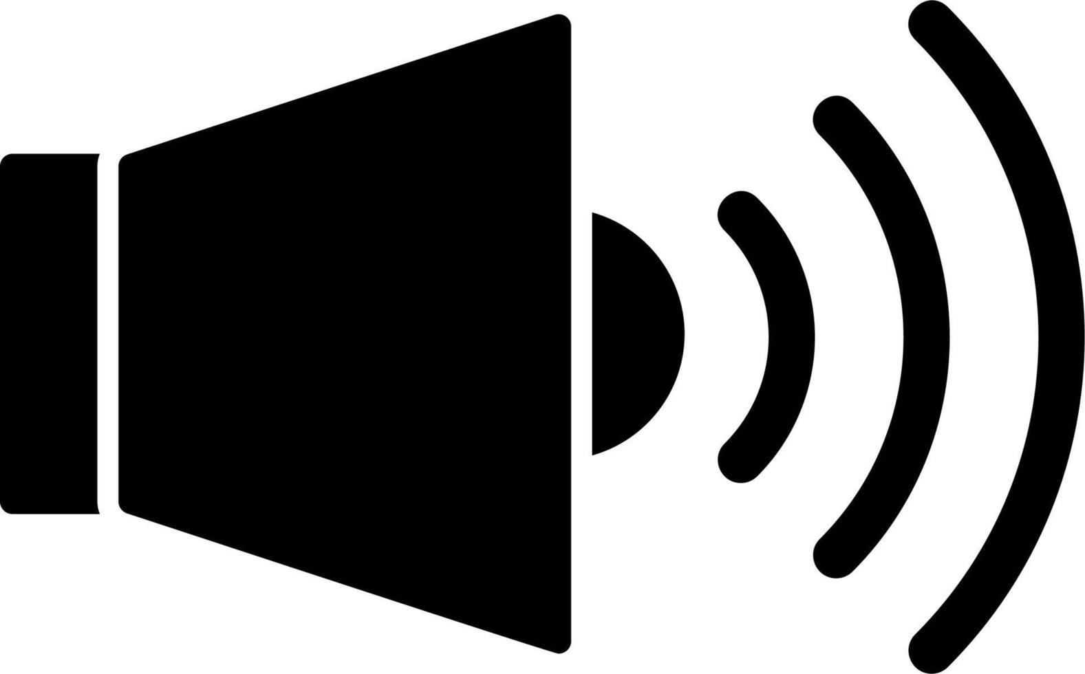 icono de vector de altavoz