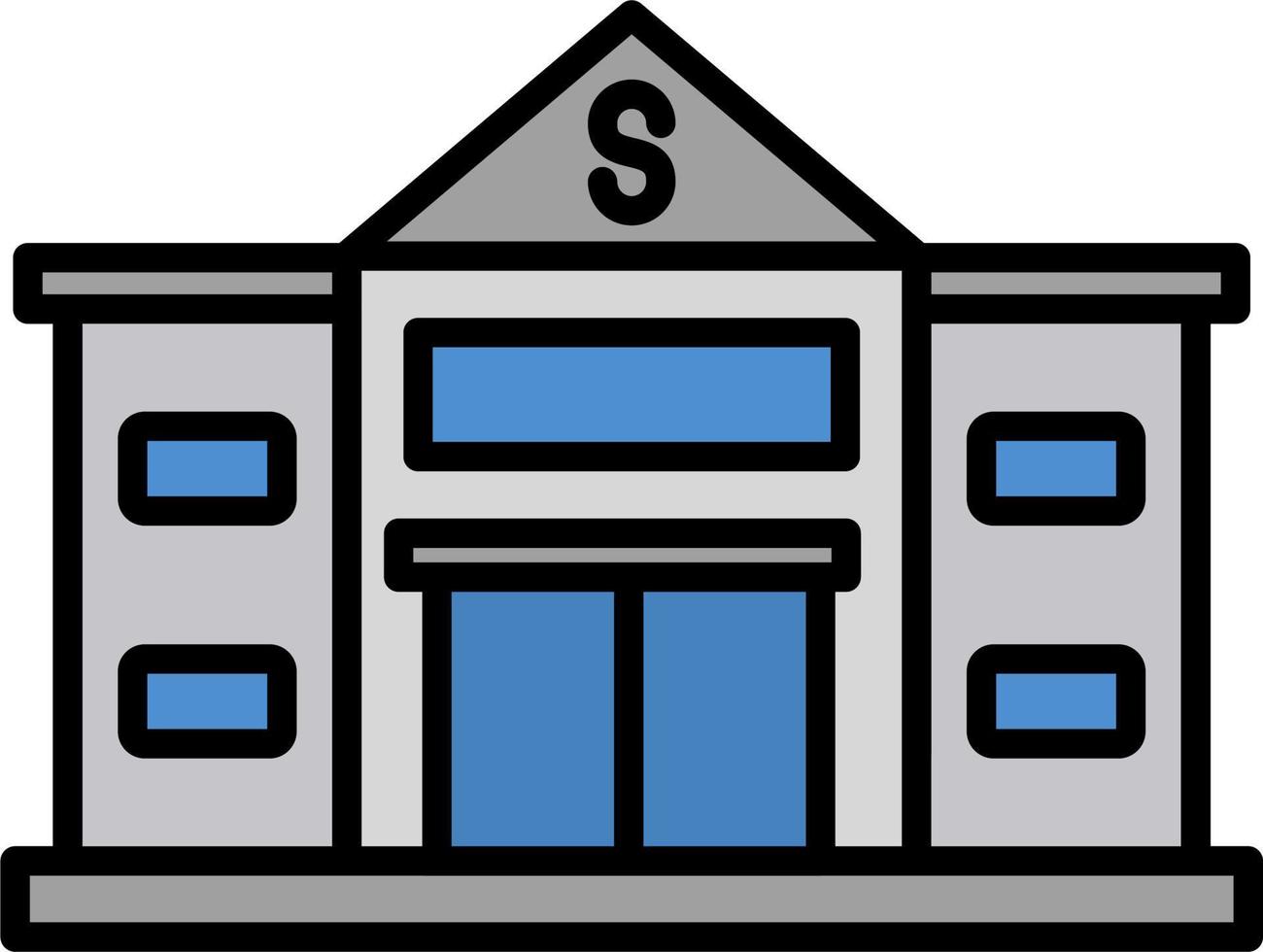 Bank Vector Icon