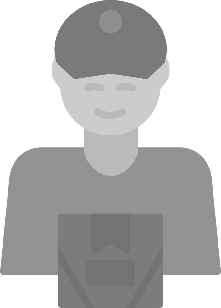 Delivery Man Vector Icon