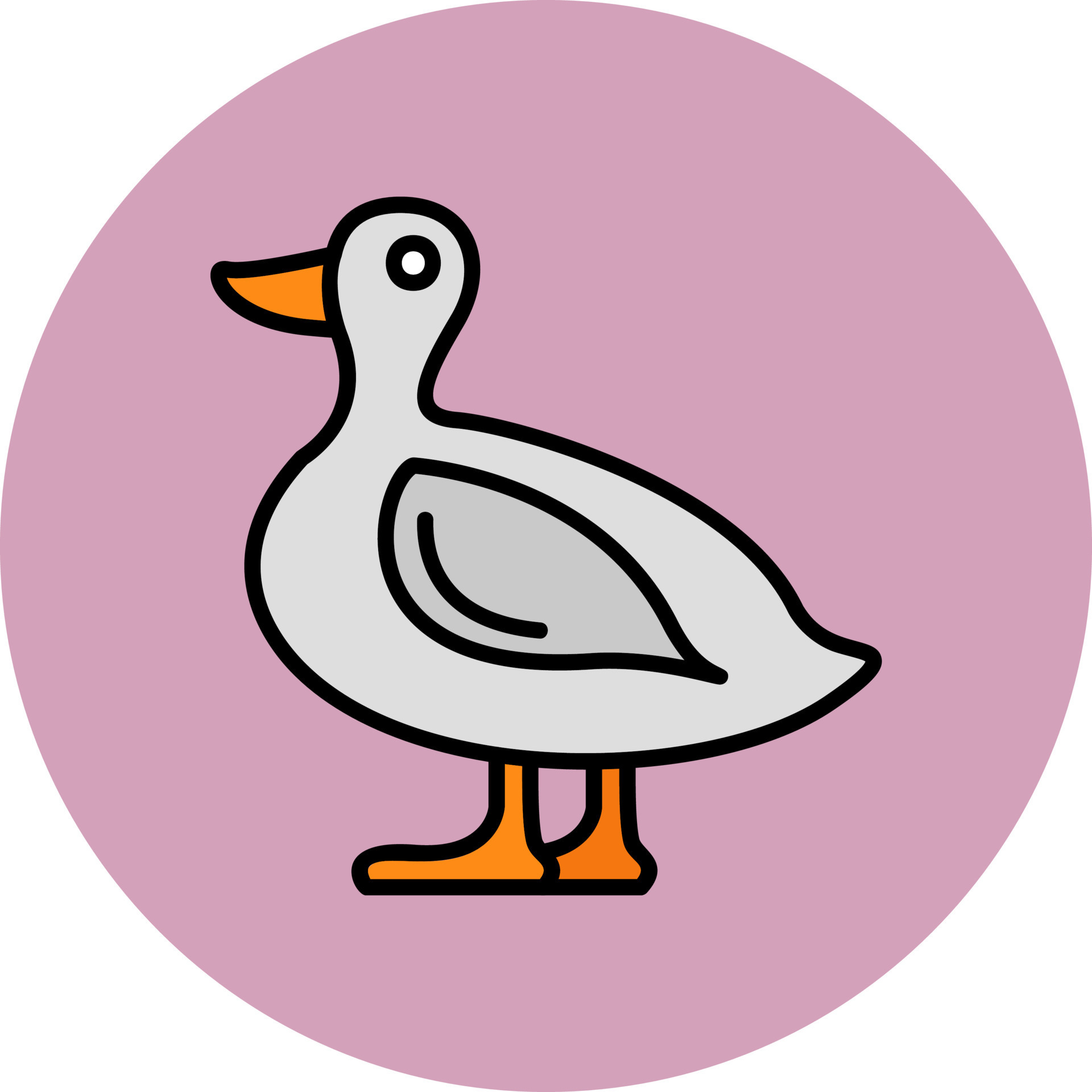 Duck Vector Icon 20321555 Vector Art At Vecteezy Duck Vector Icon 20321555 Vector Art At Vecteezy