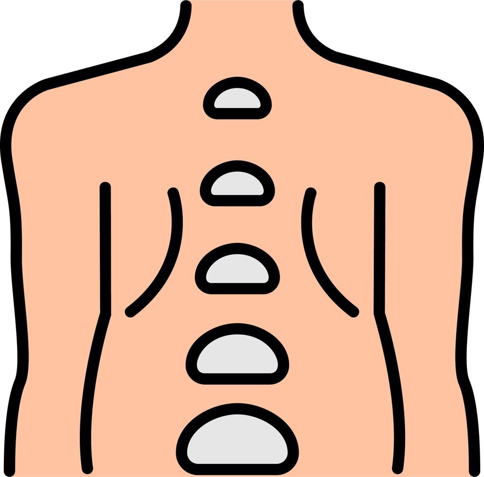 litoterapia vector icono