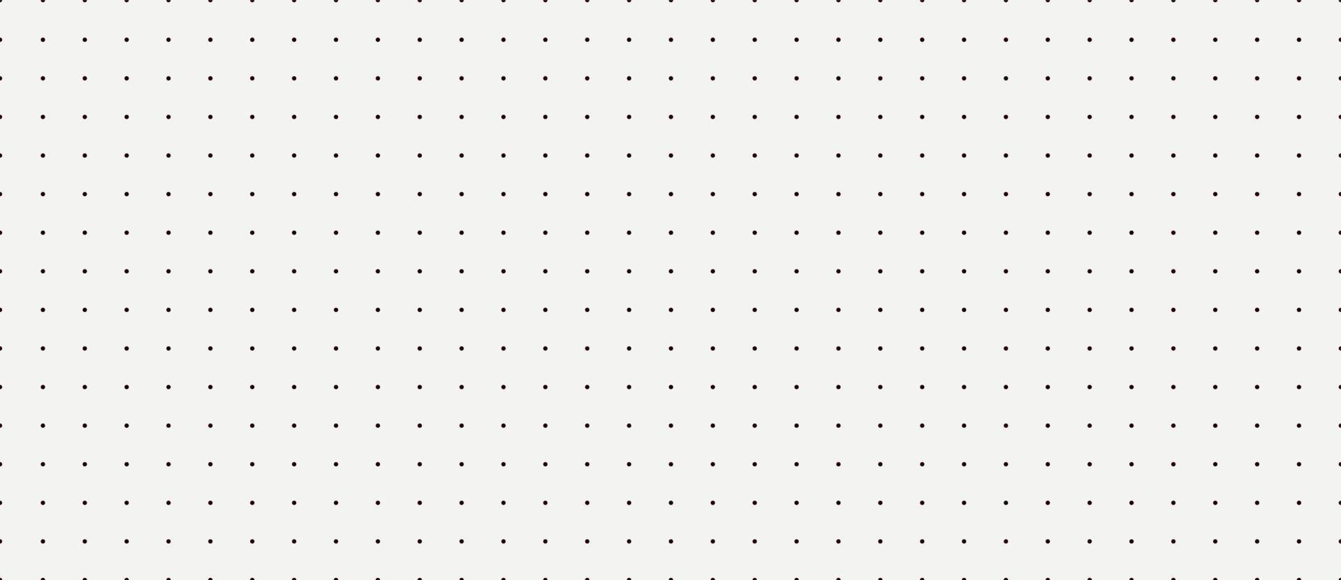 Polka dots or bullet journal texture. Seamless monochrome pattern. Dotted background. Soft abstract geometric pattern. vector