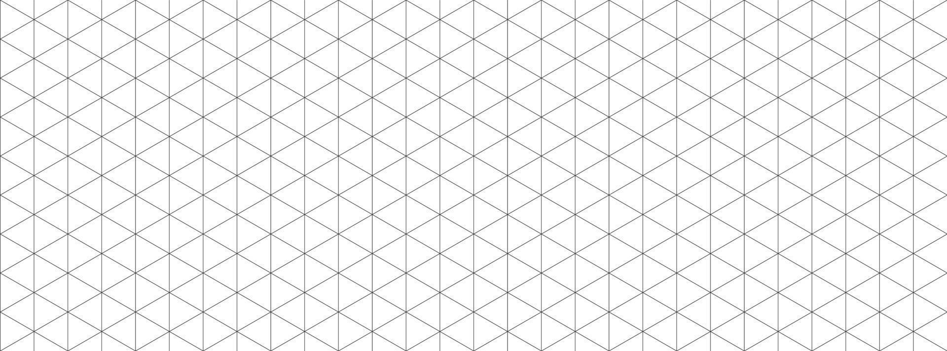 Black isometric grid graph paper background. Seamless pattern guide background. Desigh for engineering or mechanical layout drawing. Vector illustration