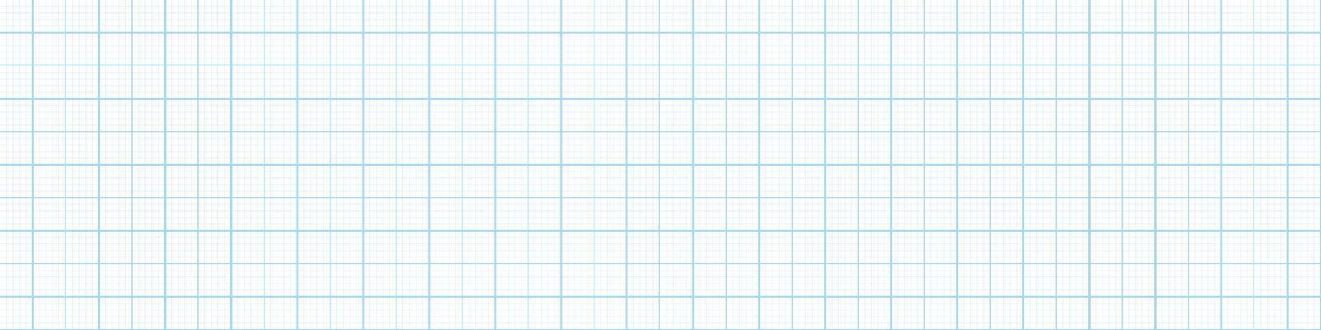 Blue millimeter graph paper grid background. Seamless pattern math paper texture. Desigh for rchitect plan, school project. Vector illustration