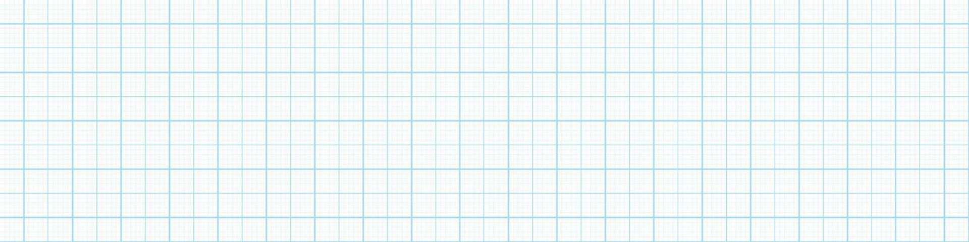 Blue millimeter graph paper grid background. Seamless pattern math paper texture. Desigh for rchitect plan, school project. Vector illustration