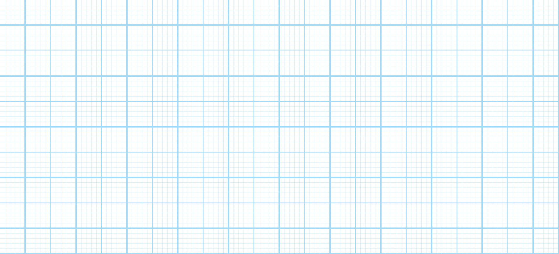 Blue millimeter graph paper grid background. Seamless pattern math