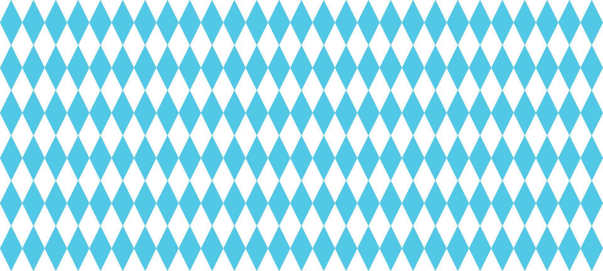 bavarian pattern for oktoberfest. german blue rhombus texture. Vector illustration