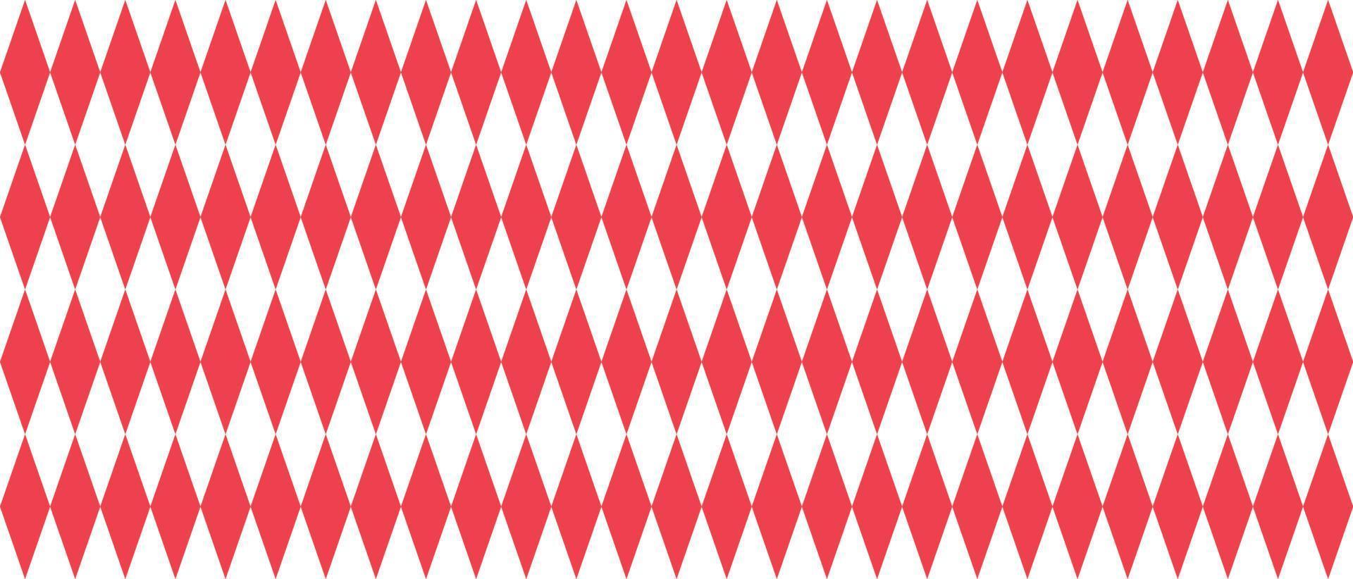 Red seamless pattern rhombus background. Abstract simple geometric texture. diamond design vector illustration