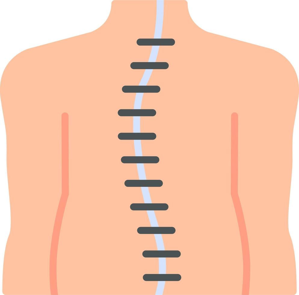 osteoterapia vector icono