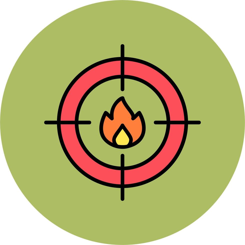 icono de vector de fuego