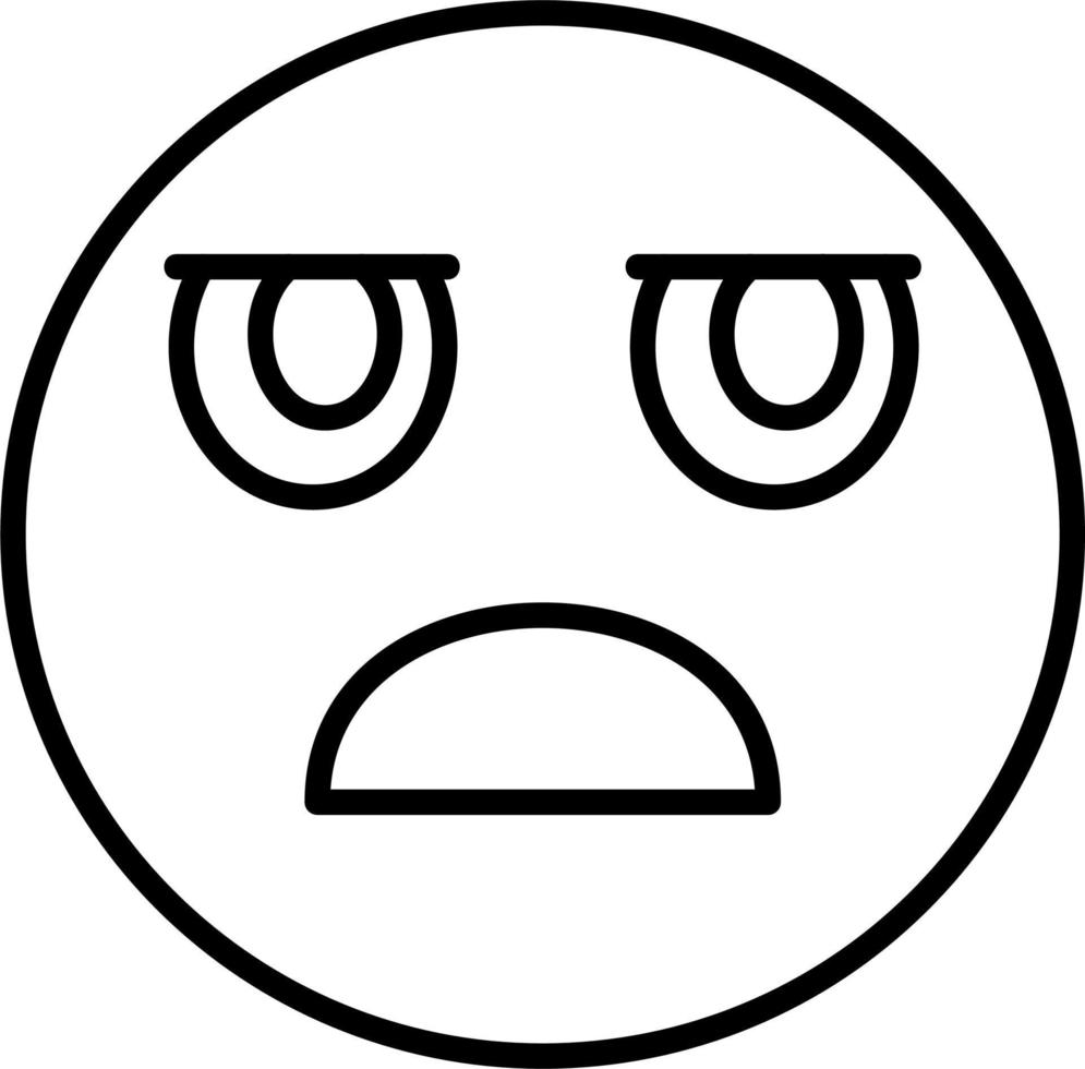 Dissapointment Vector Icon