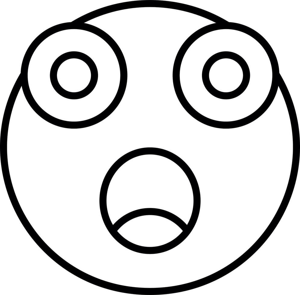 Astonished Vector Icon