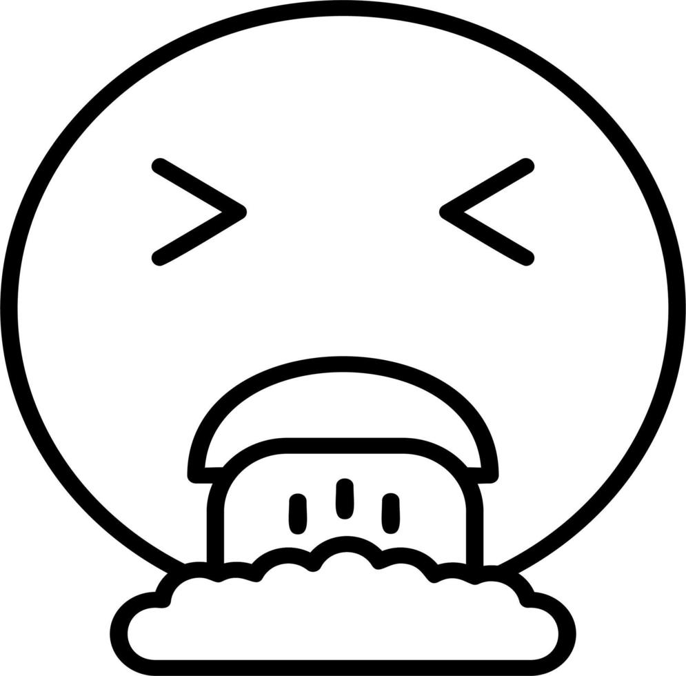 Throw Up Vector Icon 20321720 Vector Art at Vecteezy