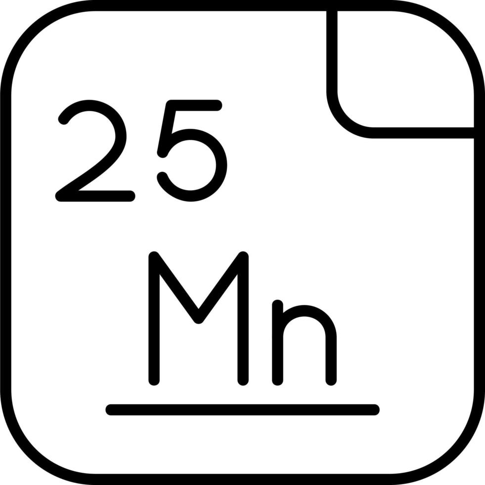Manganese Vector Icon