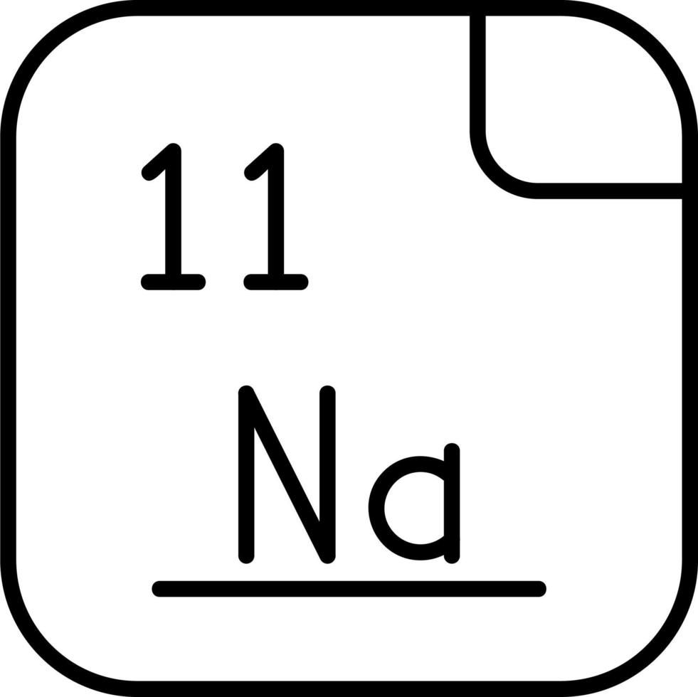 Sodium Vector Icon